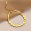 Love 18K Gold Stainless Steel Anti Tarnish Snake Chain Bracelet Bulk