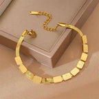 Love 18K Gold Stainless Steel Anti Tarnish Snake Chain Bracelet Bulk