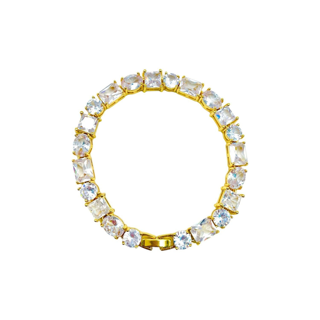 Solitaire Cubic Zirconia 18K Gold Anti Tarnish Adjustable Ring Bulk