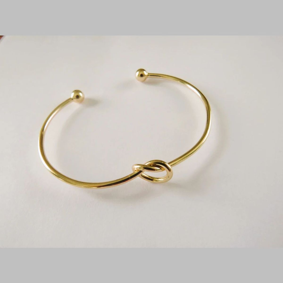 Knot 18K Gold Anti Tarnish Bracelet Cuff For Women Bulk