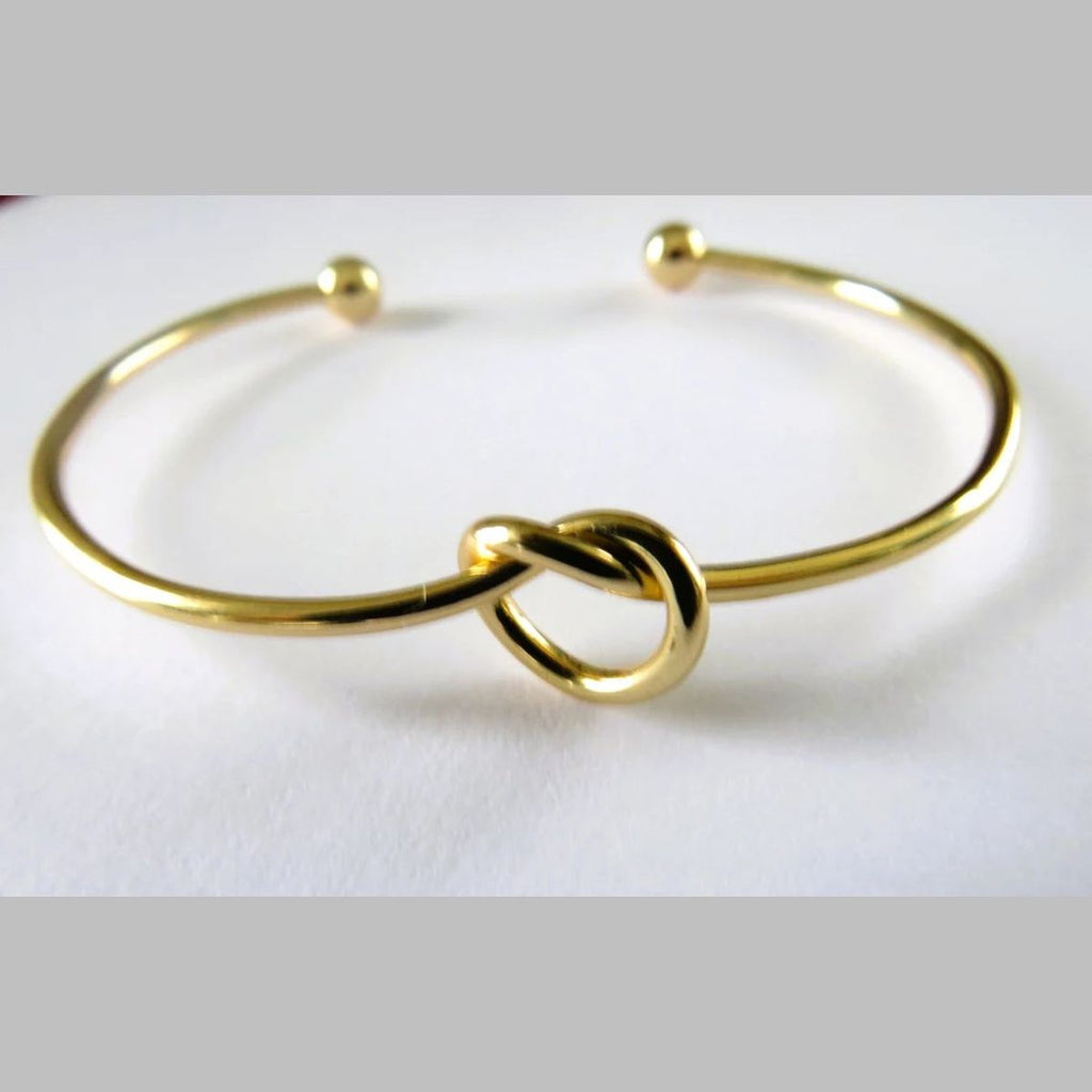 Knot 18K Gold Anti Tarnish Bracelet Cuff For Women Bulk