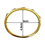 Drop Cubic Zirconia 18K Gold Anti Tarnish Openable Kada Bracelet Bulk