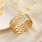 Fish Cubic Zirconia 18K Gold Anti Tarnish Openable Kada Bracelet Bulk