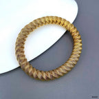 Rope Gold Stainless Steel Stainless Steel Flexible Bracelet Bulk