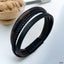 Rope Layer Brown Black Vegan Leather Bracelet For Men Bulk
