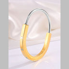 Oval Silver CZ Stainless Steel Hand Cuff Kada Bracelet Bulk