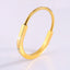Lock CZ 18K Gold Stainless Steel Anti Tarnish Cuff Kada Bracelet Bulk