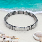 18K Gold Anti Tarnish Flexible Stackable Bracelet For Women Bulk