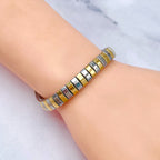 18K Gold Anti Tarnish Flexible Stackable Bracelet For Women Bulk