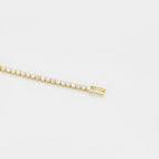 Heart Solitaire CZ 18K Gold Anti Tarnish Tennis Bracelet Bulk