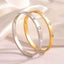 Screw Heart CZ Gold Stainless Steel Anti Tarnish Kada Bracelet Bulk