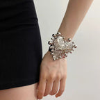 Love Heart 18K Gold Cuff Kada Bracelet For Women Bulk