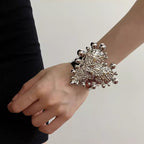 Love Heart 18K Gold Cuff Kada Bracelet For Women Bulk