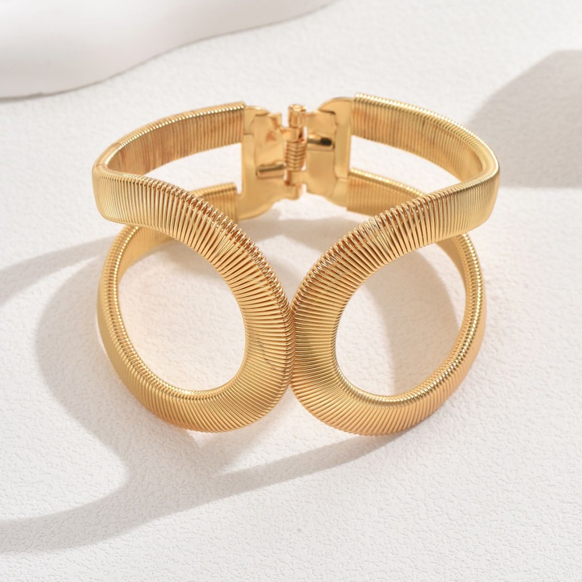 Infinity 18K Gold Openable Kada Bracelet For Women Bulk Main image
