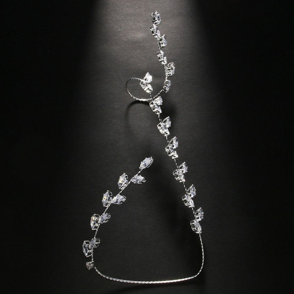 Marquise Floral Cubic Zirconia Knuckle Bracelet Ring For Women Bulk