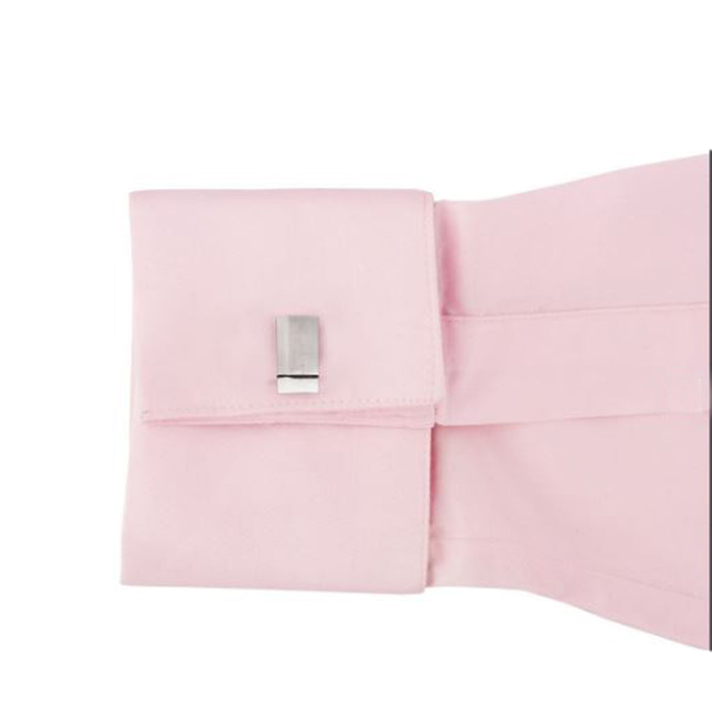 Rectangle Silver Matte Cufflinks In Box Bulk