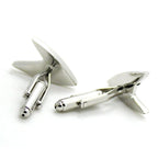 Triangle Silver Star Trek Cufflinks In Box Bulk