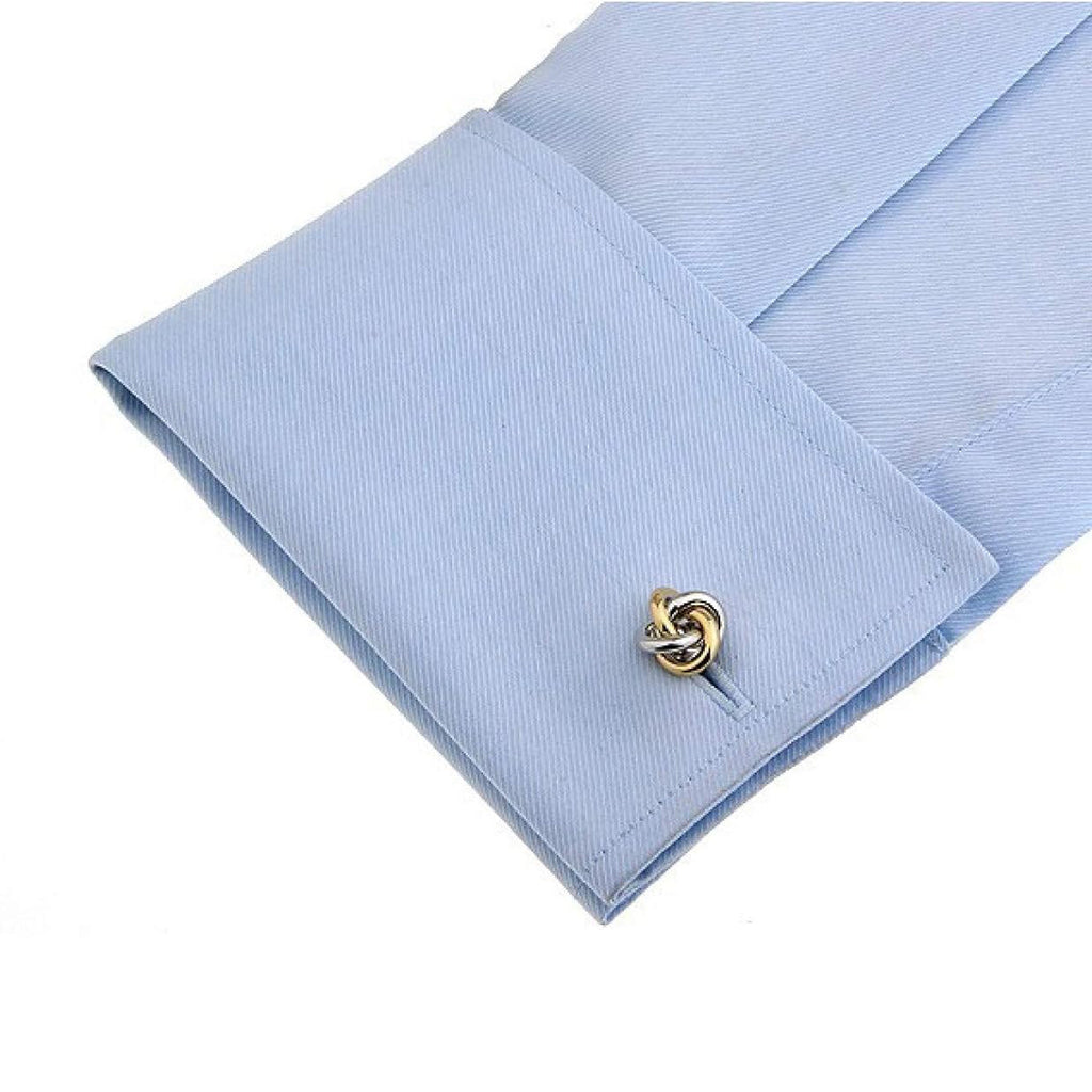 Knott Silver Knot Cufflinks In Box