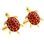 Turtle Tortoise Red Cufflinks In Box Bulk