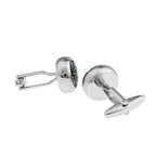 Round Black Compass Cufflinks In Box Bulk