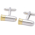 Bullet Silver Cufflinks In Box