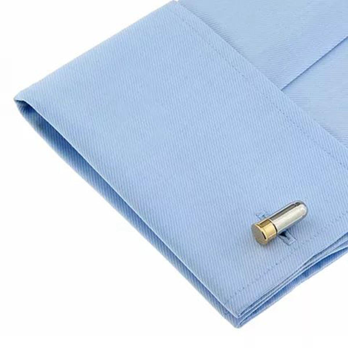 Bullet Silver Cufflinks In Box