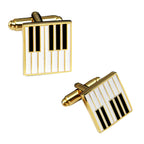 Piano Music Black Cufflinks In Box Bulk