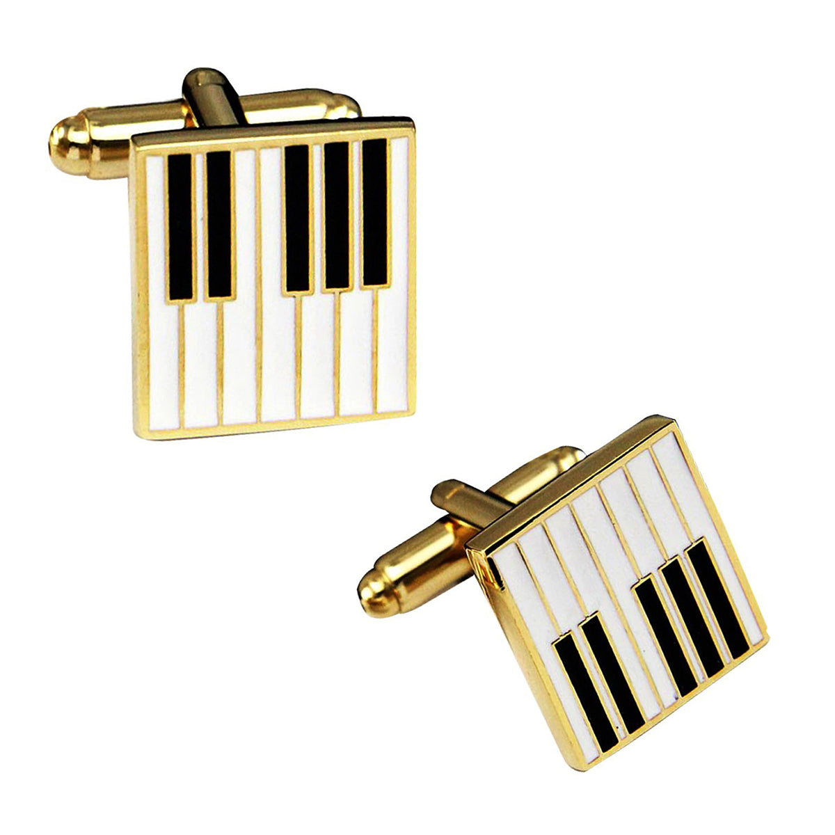 Piano Music Black Cufflinks In Box Bulk