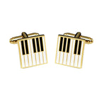 Piano Music Black Cufflinks In Box Bulk