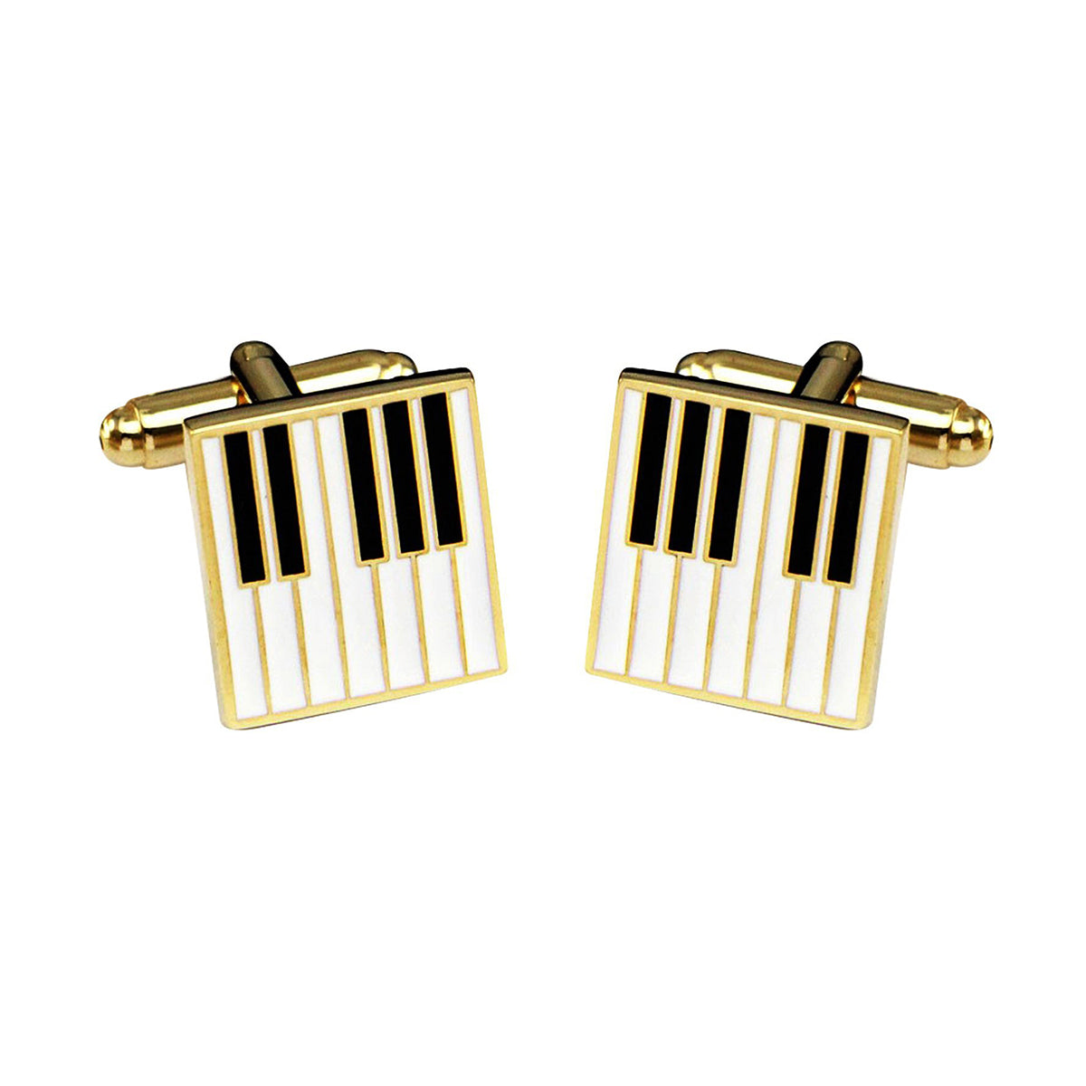 Piano Music Black Cufflinks In Box Bulk