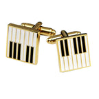 Piano Music Black Cufflinks In Box Bulk