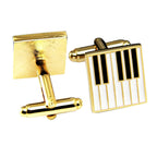 Piano Music Black Cufflinks In Box Bulk