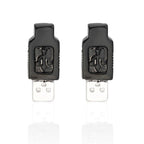 Usb Pen Drive Black Cufflinks In Box Bulk