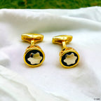 Star Filigree Gold Cufflinks In Box Bulk