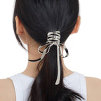 Ribbon 18K Gold Alloy Light Weight Hire Clip Accessories Women Bulk