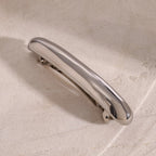 Single Layer 18K Gold Anti Tarnish Barrette Clip Hair Accessories For Girl Women