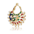 18K Gold Plated Peacock Meenakari Earring For Women