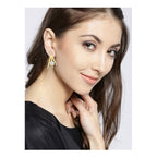 Trendy Contemporary 18K Gold Plated American Diamond Earring For Women