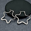 Star Flower Wire Hoop Silver 316L Stainless Steel Earring Bulk