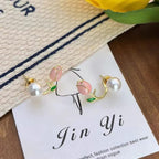 Tulip Pearl 18K Gold Ear Cuff Earring For Women Bulk