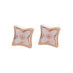Mother Of Pearl 18K Gold Stainless Steel Drop Earring For Women Bulk