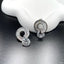 Baguette Ring Cubic Zirconia Silver Anti Tarnish Stud Earring Bulk