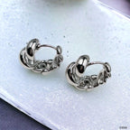 Cute Croissant 18K Gold Anti Tarnish Hoop Earring For Women Bulk