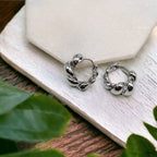 Cute Croissant 18K Gold Anti Tarnish Hoop Earring For Women Bulk
