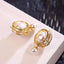 Ball Pearl 18K Gold Anti Tarnish Stud Drop Earring For Women Bulk