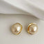 Glossy Pearl 18K Gold Anti Tarnish Stud Earring For Women Bulk