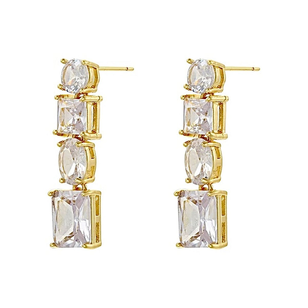 Solitaire Cubic Zirconia 18K Gold Anti Tarnish Adjustable Ring Bulk