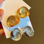 Flower Cubic Zirconia 18K Gold Anti Tarnish Stud Earring Women Bulk