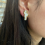 Cloud Mother Of Pearl White Gold Brass Anti Tarnish Stud Earring Bulk