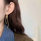 Layer 18K Gold Anti Tarnish Dangler Tassel Earring For Women Bulk